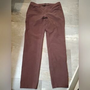 Arc'teryx Levon pants. Brown with a touch of burgundy. Women size 10. 30".